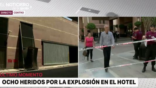 Explosión en el Hotel Intercontinental: hay al menos tres heridos