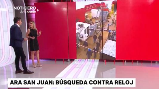 El teatro de operaciones en la búsqueda del submarino