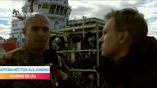Así es la cápsula de rescate de los Marines en Comodoro Rivadavia
