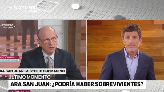 "Si hay alguien a bordo, podría golpear el casco para ser detectado"