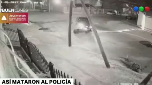 Video: así asesinaron al policía en Luis Guillón