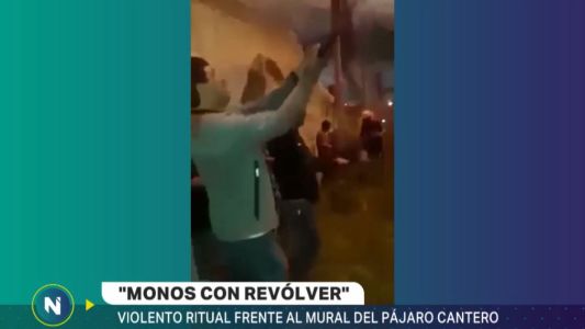 Violento ritual de la banda de Los Monos