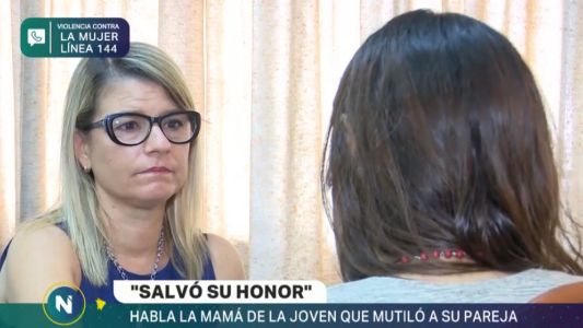 Habló la mamá de la joven que mutiló a su pareja