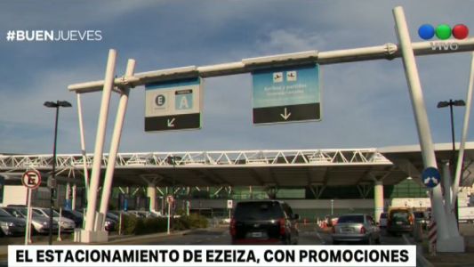El estacionamiento de Ezeiza, con promociones para viajeros