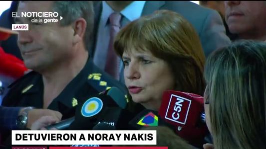 Patricia Bullrich: "Nakis usaba a la barra de Independiente como barra de choque para garantizar negocios propios"