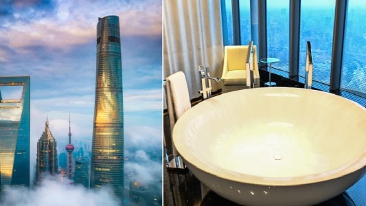 A 632 metros, abrieron el hotel más alto del mundo