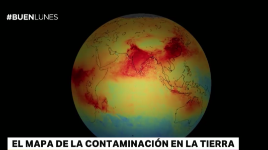 El mapa de la contaminación en la Tierra