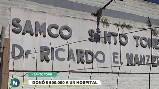Jubilado rosarino donó 500 mil pesos para que refaccionen un centro de salud