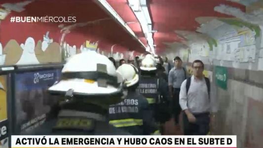 Caos en el Subte D porque activaron el sistema de emergencia sin necesidad