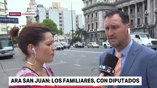 Reunión de los familiares de los tripulantes del ARA San Juan con diputados