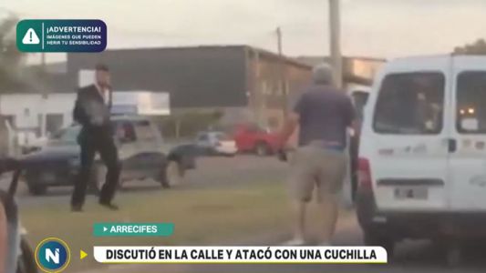 Arrecifes: ex candidato a intendente amenazó con una cuchilla a un joven por una discusión de tránsito