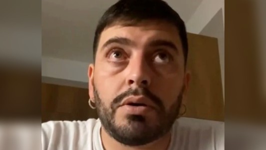 Video: escándalo en las redes por un beso en la boca de Diego Maradona Junior a su hijo de 3 años