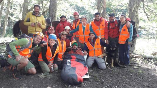 Video: así rescataban a Joaquín Santos, el joven que estuvo perdido 10 días en la montaña de Bariloche