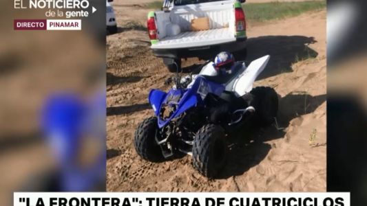 Pinamar: La Frontera, tierra de cuatriciclos