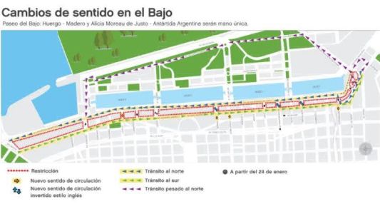 Cambian de mano 4 avenidas porteñas y modifican su recorrido 14 líneas de colectivos