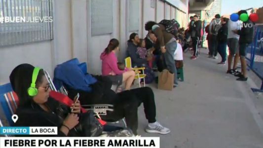 Fiebre amarilla: continúan las colas para vacunarse
