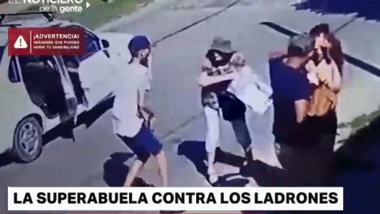 La "superabuela" contra los ladrones