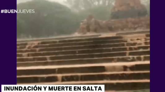 Inundación y muerte en Salta