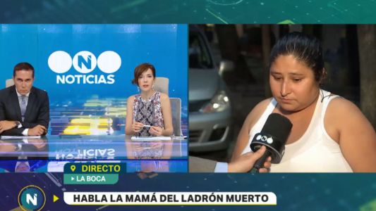 Habló la madre del delincuente que atacó al turista en la Boca