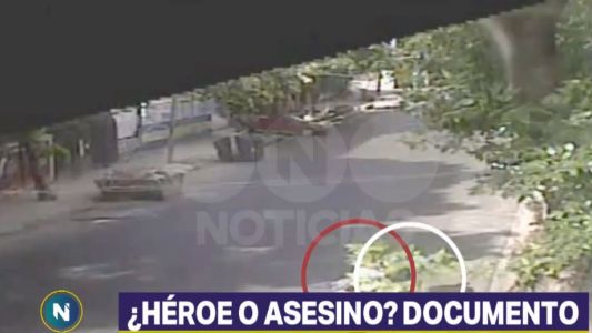 Así le disparaba Luis Chocobar al ladrón acusado de apuñalar al turista en La Boca