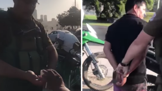 Video: así detuvieron a un argentino que intentó coimear a un carabinero en Chile