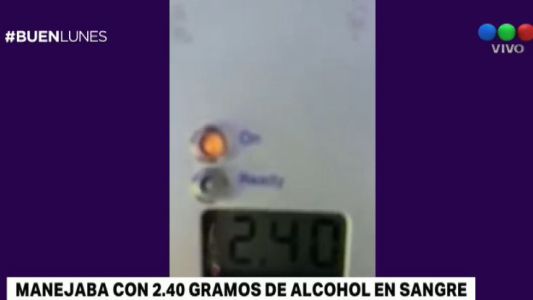 Control de alholemia positivo en Olivos