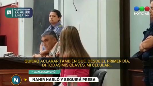 Así hablaba Nahir Galarza ante la jueza: "Desde el primer día di todas mis claves, mi celular"