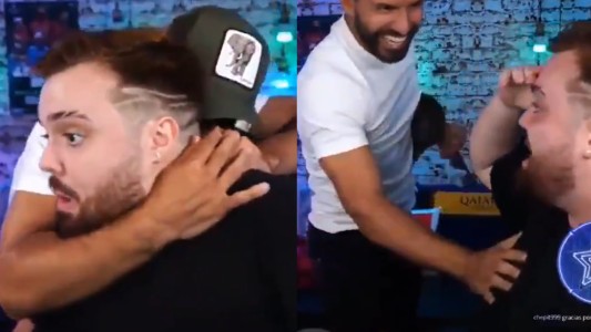 El Kun Agüero sorprendió a Ibai durante un stream
