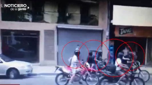 Motochorros organizados para robar