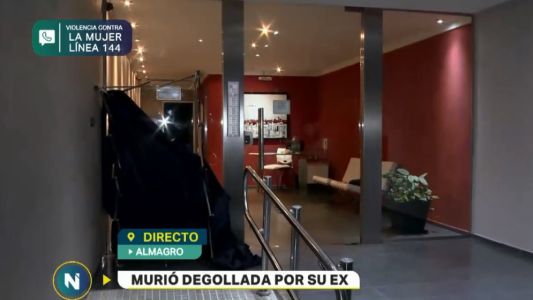 Femicidio en Almagro: un hombre degolló a su ex pareja en el palier del edificio