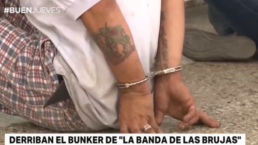 Derriban el búnker de "La Banda de las Brujas"