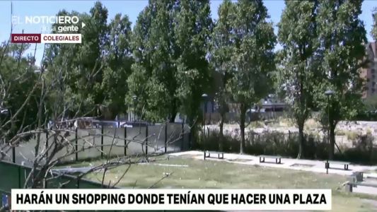 Colegiales: construirán un shopping donde debería haber una plaza