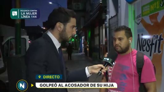 Golpeó al acosador de su hija: "Hice lo que cualquier padre hubiese hecho"