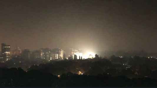 Buenos Aires se llenó de humo por la quema de pastizales