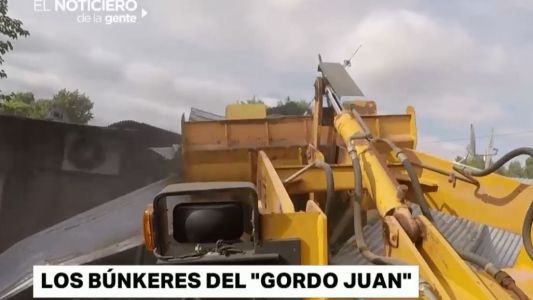 Video: así demuelen los búnkers del "Gordo Juan"