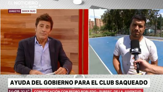 El Gobierno nacional prometió ayuda para el club infantil saqueado en Dock Sud