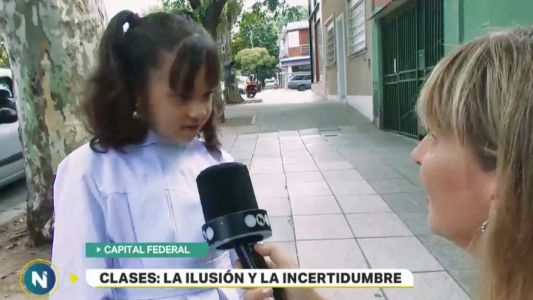 Primer día de clases en Capital: la ilusión y la incertidumbre