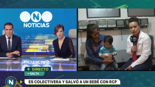 La historia de la chofer de colectivo que salvó la vida de un bebé