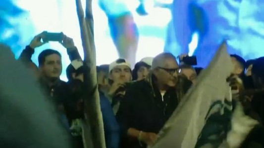 Tras estar preso y mientras sigue procesado por extorsión, el "Pata" Medina encabezó un acto multitudinario