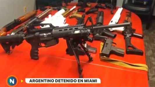 Detuvieron a un argentino en Miami con un arsenal en su departamento: amenazó con desatar una masacre
