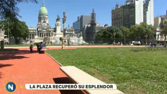 La reconstrucción de la Plaza del Congreso