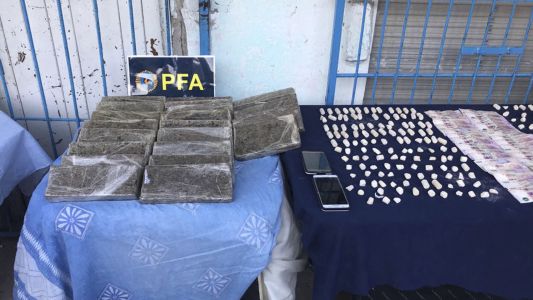 La Policía Federal secuestró 15 mil dosis de paco en un operativo en la Villa Zavaleta