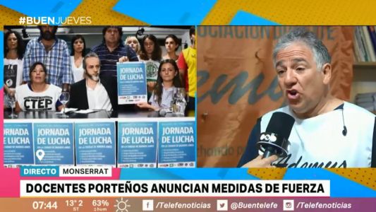 Docentes porteños: nuevas medidas de fuerzas
