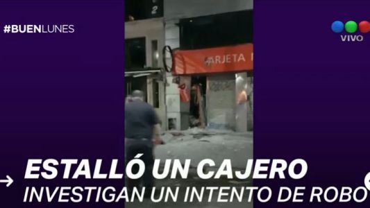 Explotó un cajero automático en Ramos Mejía e investigan si se trató de un intento de robo