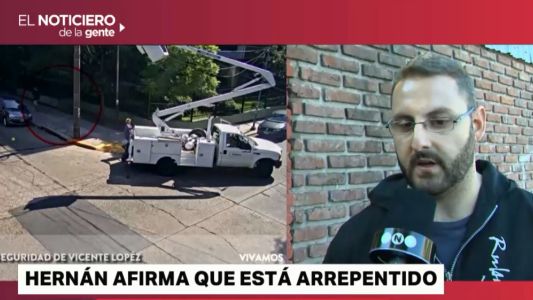 Habló el hombre que corrió una grúa y lastimó a un operario: "Estoy arrepentido y tengo que pagar"