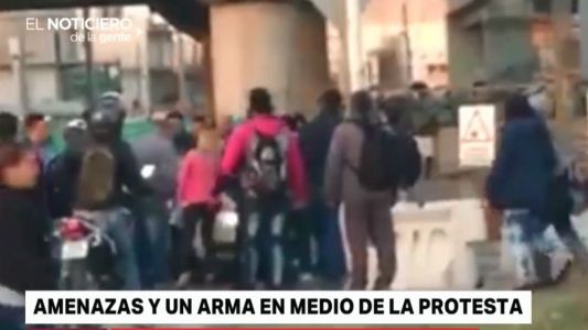 Corte en Puente Pueyrredón: automovilista sacó un arma para que lo dejen pasar