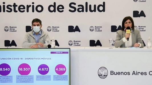 El gobierno porteño se propone llegar al 70% de la población con dos dosis en septiembre