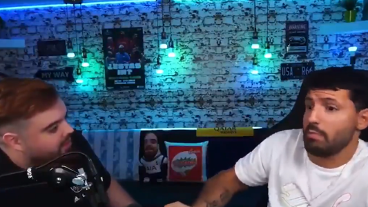 "Me tenés podrido": el divertido cruce entre el Ibai y el Kun Agüero por Mbappé