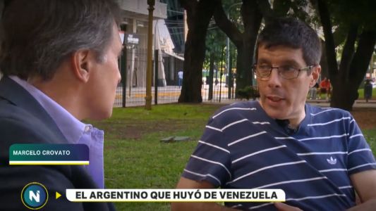 "Decidí huir porque iba a morir", la historia del preso político argentino que escapó de Venezuela