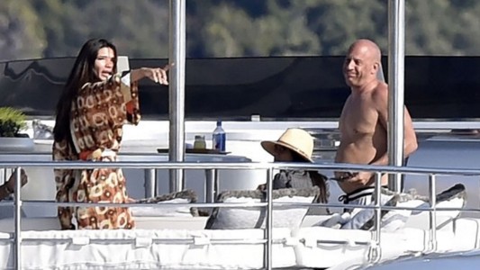 Vin Diesel en "modo vacaciones" y con "cuerpo de papá"
